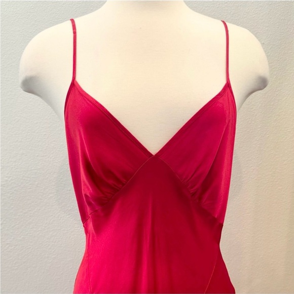 Y2K Victoria's Secret Silk Cherry Red Carpet
Bias Cut Maxi Gown Slip Dress L - Picture 2 of 11